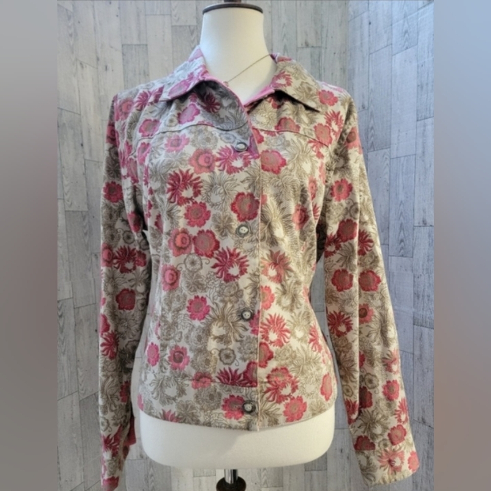 CHRISTOPHER & BANKS button down shacket size large